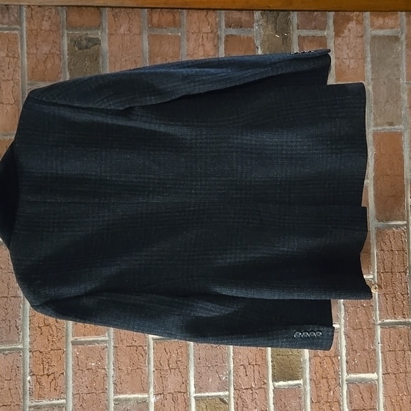 BEAUTIFUL LAUREN RALPH LAUREN BLACK GRAY TWEED BLAZER W VELVET COLLAR - Picture 4 of 5